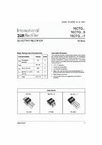 DataSheet 16CTQ pdf